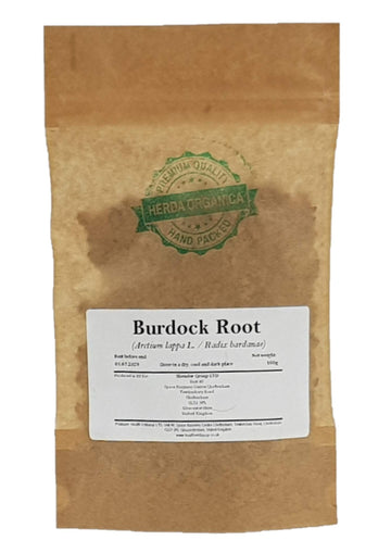 Burdock Root - Arctium Lappa L # Herba Organica # Lappa, Happy Major, Gobo, Thorny Burr, Edible Burdock (100G)