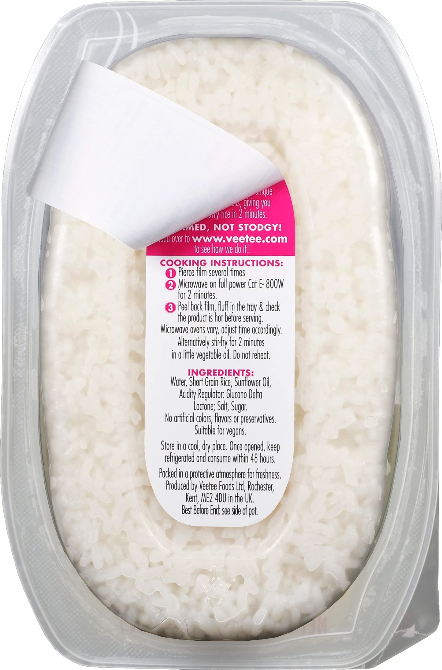 Veetee Heat & Eat Sticky Rice - Minute Rice Microwavable Meals - Instant Rice Meals Ready To Eat Gluten Free Precooked Rice - 10