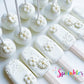 Se Si&Moos White Sprinkles White Nonpareils Edible Pearls For Cake Decorating Small Pearl Sprinkles Halloween Cake Decorations C