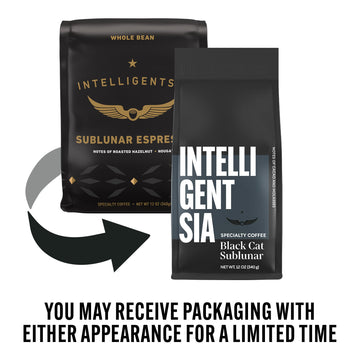 Intelligentsia Coffee Dark Roast Whole Bean - Black Cat Sublunar Espresso, 12 Ounce Bag