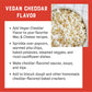 Judees Vegan Cheddar Flavor Powder 1.5Lb (24Oz) - 100% Non-Gmo, Vegan, Gluten-Free & Nut-Free - Great Dairy Cheese Powder Altern
