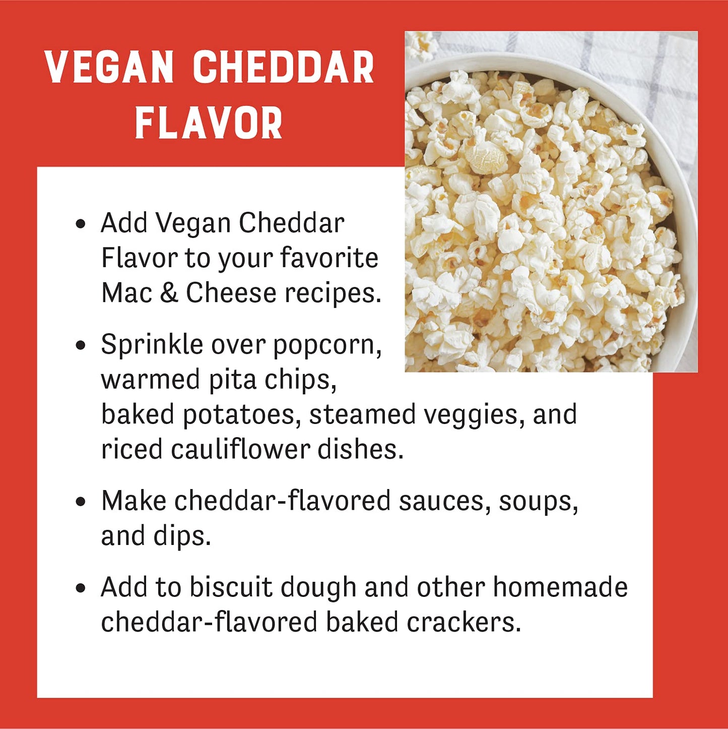Judees Vegan Cheddar Flavor Powder 1.5Lb (24Oz) - 100% Non-Gmo, Vegan, Gluten-Free & Nut-Free - Great Dairy Cheese Powder Altern