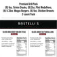 Rastellis Grilling Meat Pack - Wagyu Burgers, Sirloin Steaks, Filet Mignon, Chicken Breasts, 48 Count, 13 lbs Total
