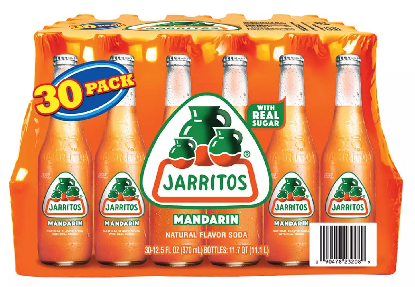 Jarritos Mandarin Natural Flavor Soda  30 Ct.