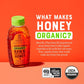Nates Organic 100% Pure, Raw & Unfiltered Honey - USDA Certified Organic - 16oz. Squeeze Bottle