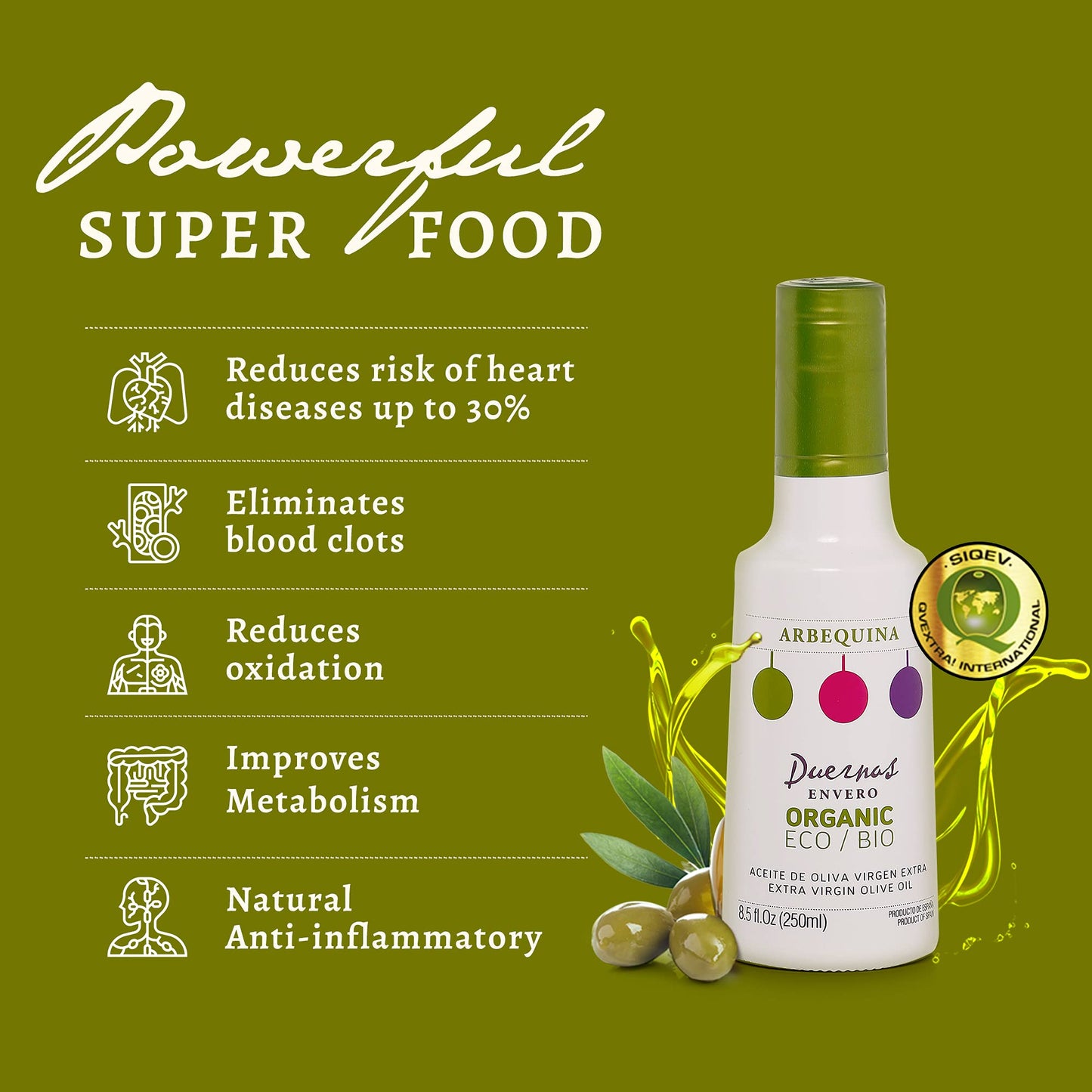 Finca Duernas Extra Virgin Olive Oil, Healthy Food Must-Have, Pantry Food Staple, Ideal For Mediterranean Diet, Extra Virgin Oli