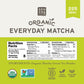 Sencha Eveyrday Natural Usda Organic Matcha Green Tea Powder Rich Antioxidant Revitalizing Body Helathy Gluten Free Product 100%