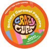 Crazy Cup Flavored Decaf Coffee Pods, Decaffeinated Buttery Caramel Popcorn Coffee Pods For K Cup Keurig Machines, Brew Hot Or I