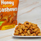 Platinum Honey Roasted Cashews - Sweet Gourmet Snack, 11 oz Resealable Pouch, Individual Snack Packs, Kosher