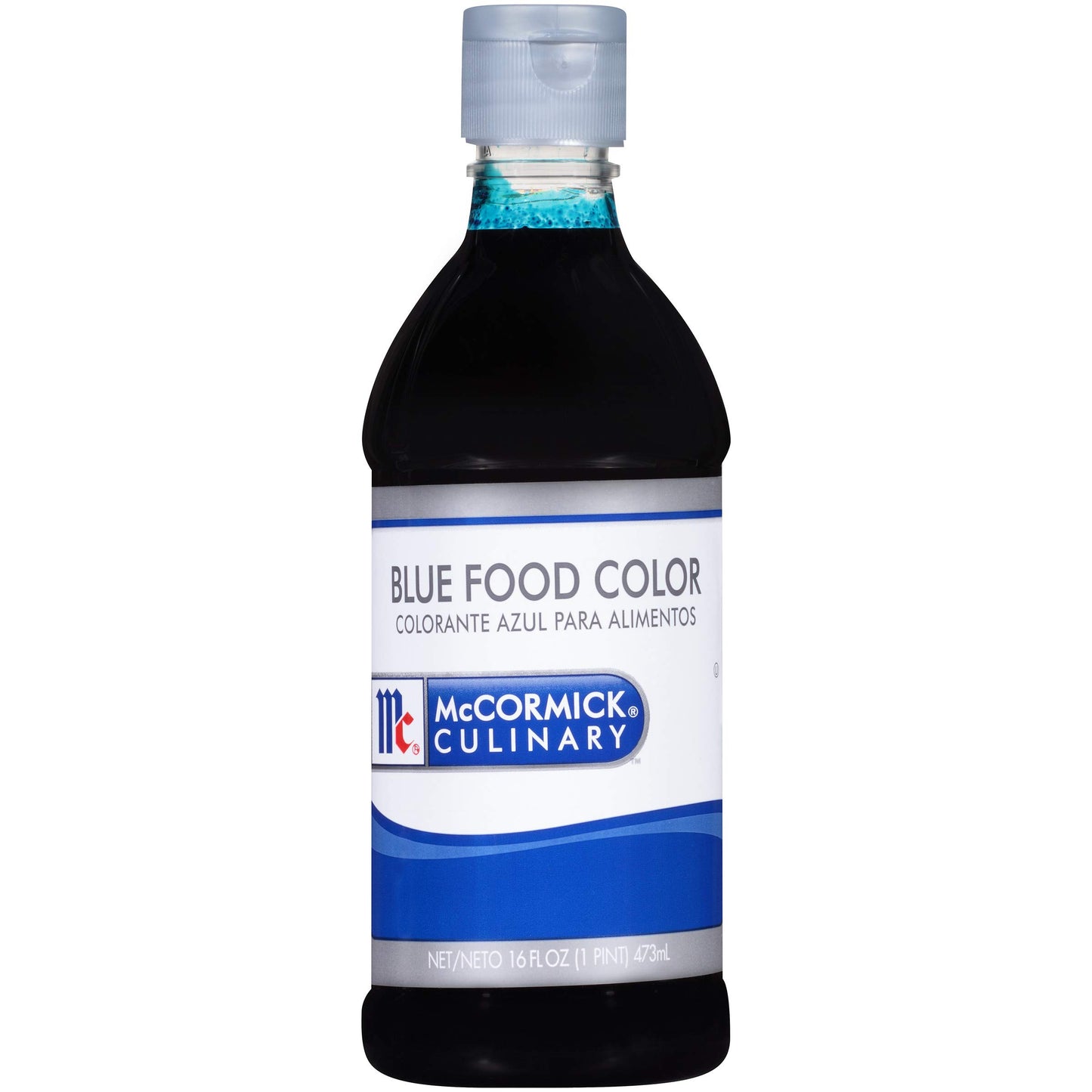 McCormick Culinary Blue Food Coloring, 16 fl oz - One 16 Fluid Ounce Bottle of Blue Food Coloring Liquid to Add Color to Cakes, 