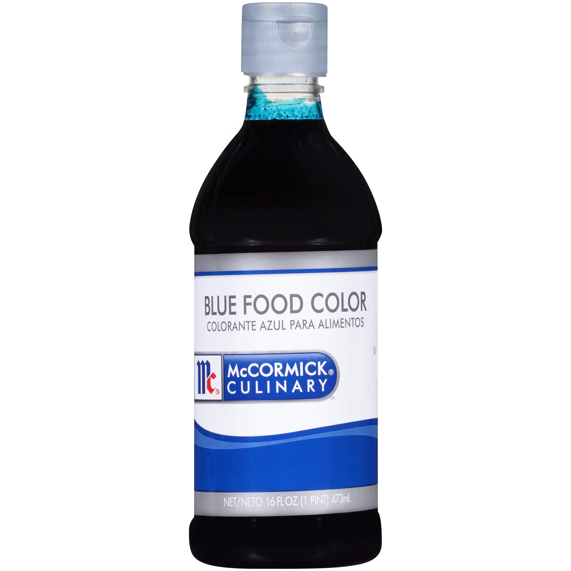 McCormick Culinary Blue Food Coloring, 16 fl oz - One 16 Fluid Ounce Bottle of Blue Food Coloring Liquid to Add Color to Cakes, 