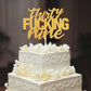 Thirty Nine Gold Glitter Cake Toppers 39 Years Old 39Th Birthday Anniversary Party Decorations Supplies