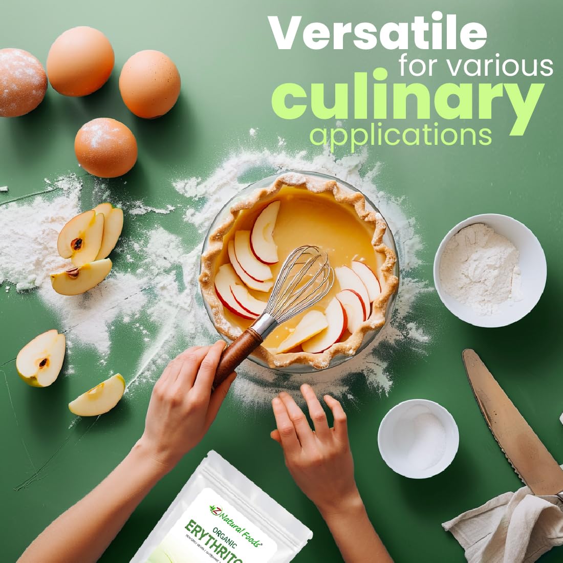 Z Natural Foods Organic Coconut Palm Sugar, Nutrient-Rich and Flavorful Coconut Sugar, Perfect for Tea, Coffee, Oatmeal, Deserts