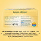 Twinings Lemon & Ginger Herbal Tea - Caffeine-Free, 50 Individually Wrapped Bags