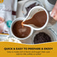 Good Dees Sipping Chocolate Keto Drink Mix, Low Carb Hot Cocoa, 9.17 oz, No Sugar Added, Gluten Free, Vegan, Diabetic Friendly