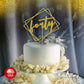 Forty Cake Topper Gold Glitter, Modern Design 40 Birthday, Days, Months, Anniversary Party Decoration Ideas, Premium Quality, St