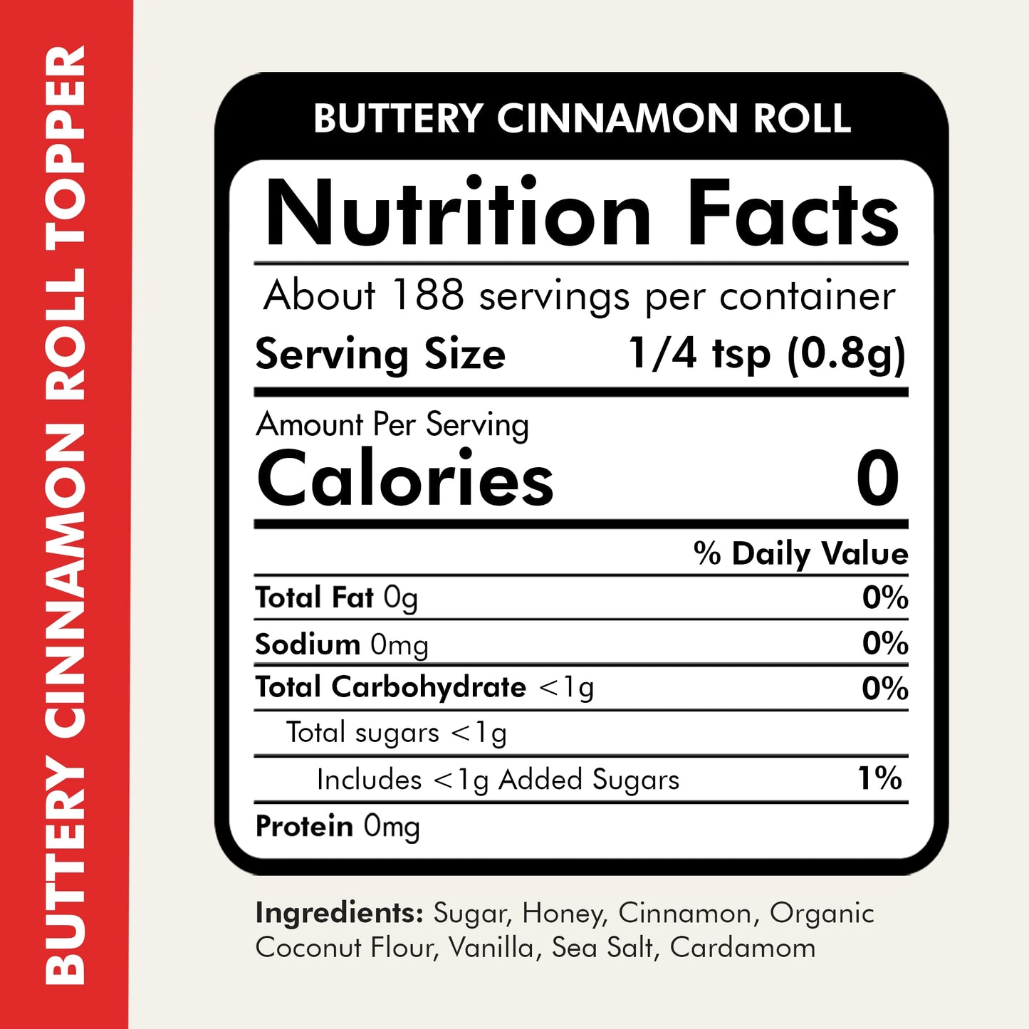 Flavor God Buttery Cinnamon Roll Topper Mix Pack Of 3, Natural Healthy Topper For Donuts Bread Oatmeal Pancakes Sandwiches, Frui