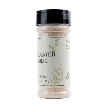 Olive & Vine Granulated Garlic, Savory & Aromatic, Seasoning For Pasta, Roasted Vegetables, Grilled Meats, Rich Tradition, Authe