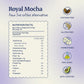 Sip Herbals Herbal Coffee Alternative - Caffeine-Free Organic Tea, Royal Mocha Roast, 30 Servings