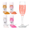 Edible Glitter, 4 Colors Luster Dust Edible, 5g/bottle Edible Glitter for Cocktails, Drinks, Cake Decoration, Cupcakes, Chocolat