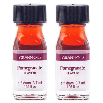 LorAnn Pomegranate SS Flavor, 1 dram bottle (.0125 fl oz - 3.7ml - 1 teaspoon) - 2 Pack