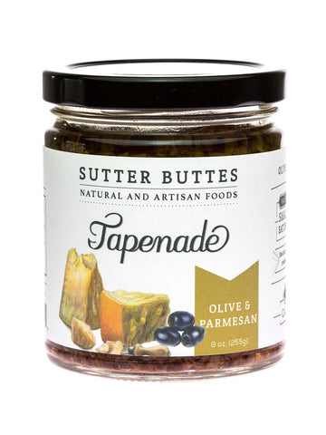 Sutter Buttes Olive Tapenade Spread - 9 oz. Jar (Olive & Parmesan)