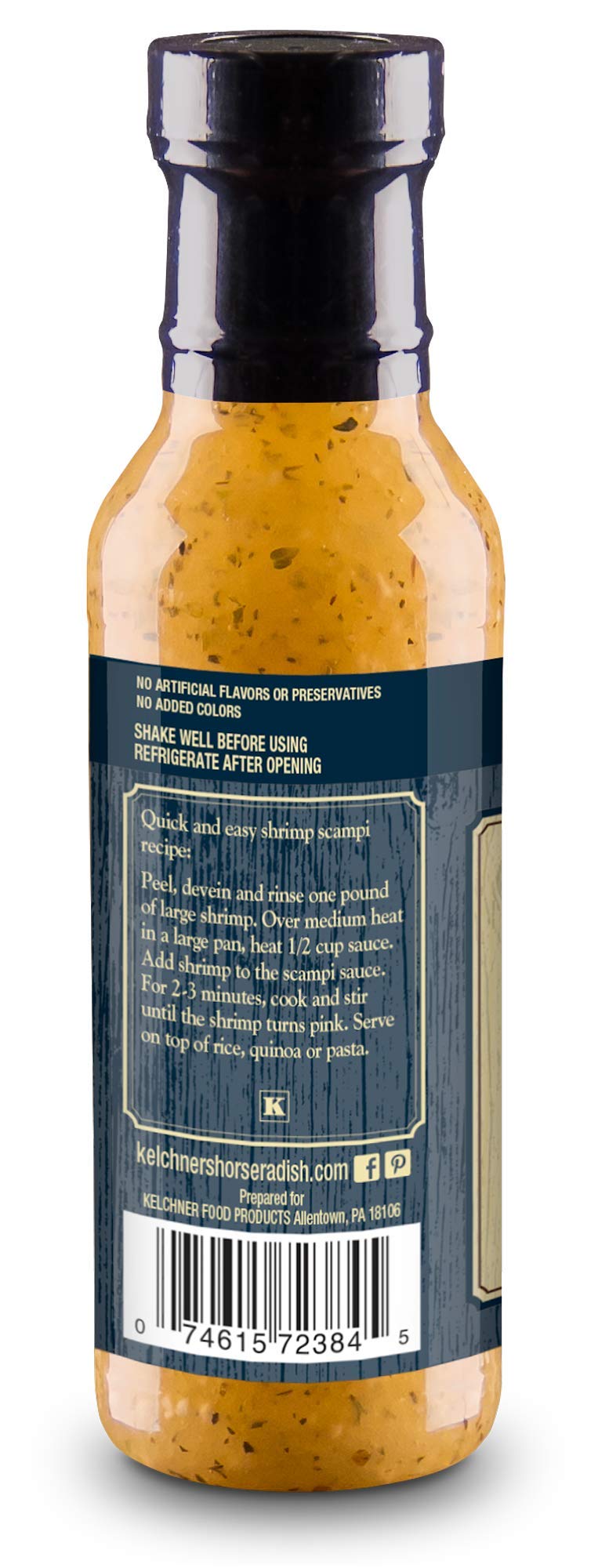 Kelchner Shrimp Scampi Marinade & Sauce 12 Fl. Oz.