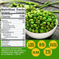 SweetGourmet Roasted & Salted Green Peas Healthy Snack | 4 Pounds