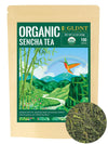 Gldnt Organic Sencha Tea, Shade Grown Gyokuro Green Tea Loose Leaf, Steamed Sencha Green Tea, Smooth & Refreshing Flavor, 3.5Oz
