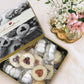 Assorted Italian Cookies Gift Box, 30+ Pieces Individually Wrapped Traditional Gourmet Cookies - 2Lb Square Tin With Authentic Enhanced Pastries For Holiday Gifting, Coffee Pairing, And Christmas Celebrations
