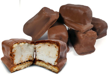 Gourmet Smores! Ready To Eat Handcrafted Milk Chocolate, Graham Cracker, Burnt Marshmallow Candy. Smore Cookie Bars (No Need For