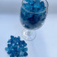 Sweetglob Old Fashioned Large Rock Sugar Candy Gems, Lump Sugar Rock Crystals (Blue Raspberry, 1 Pound)