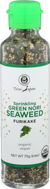 Muso From Japan Sprinkling Green Nori Seaweed Furikake, No Additives, Vegan Friendly, USDA Certified Organic, 2.5 Ounce (Pack of