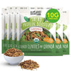 BeanVIVO 6-Pack Salad Protein Booster - Organic Lentils & Quinoa, fully cooked and seasoned, delivering a burst of taste and 10g