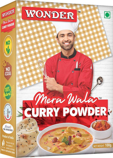 Wonder Mera Wala Curry Powder, (100G) / Curry Masala/For Delicious & Flavourful Cooking/No Preservatives Added/No Artificial Fla