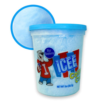 ICEE Cotton Candy - Sweet Carnival Treat, Fluffy & Airy Snack, Perfect for Kids & Adults, Bucket with Handle, Great for Parties,
