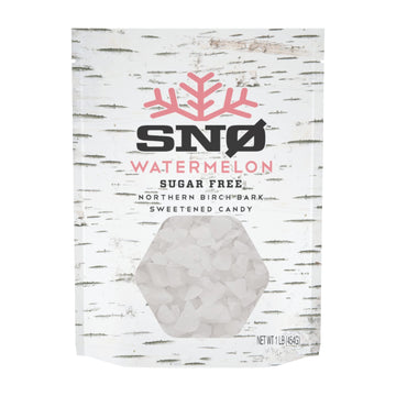 Watermelon Keto Xylitol Candy Chips - Sn 1Lb Bag - Sugar-Free Candy With Only 2 Ingredients | Low Carbs, Diabetic-Friendly, Non-