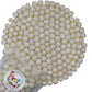 Sour Chewy Fruit Candy Balls (White Pina Colada, 5 Pound)