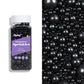 Cobakey Black Pearl Sugar Sprinkles for Cake Decorations, 3.52 oz - Ideal for Cupcakes, Weddings, Parties, and Holidays