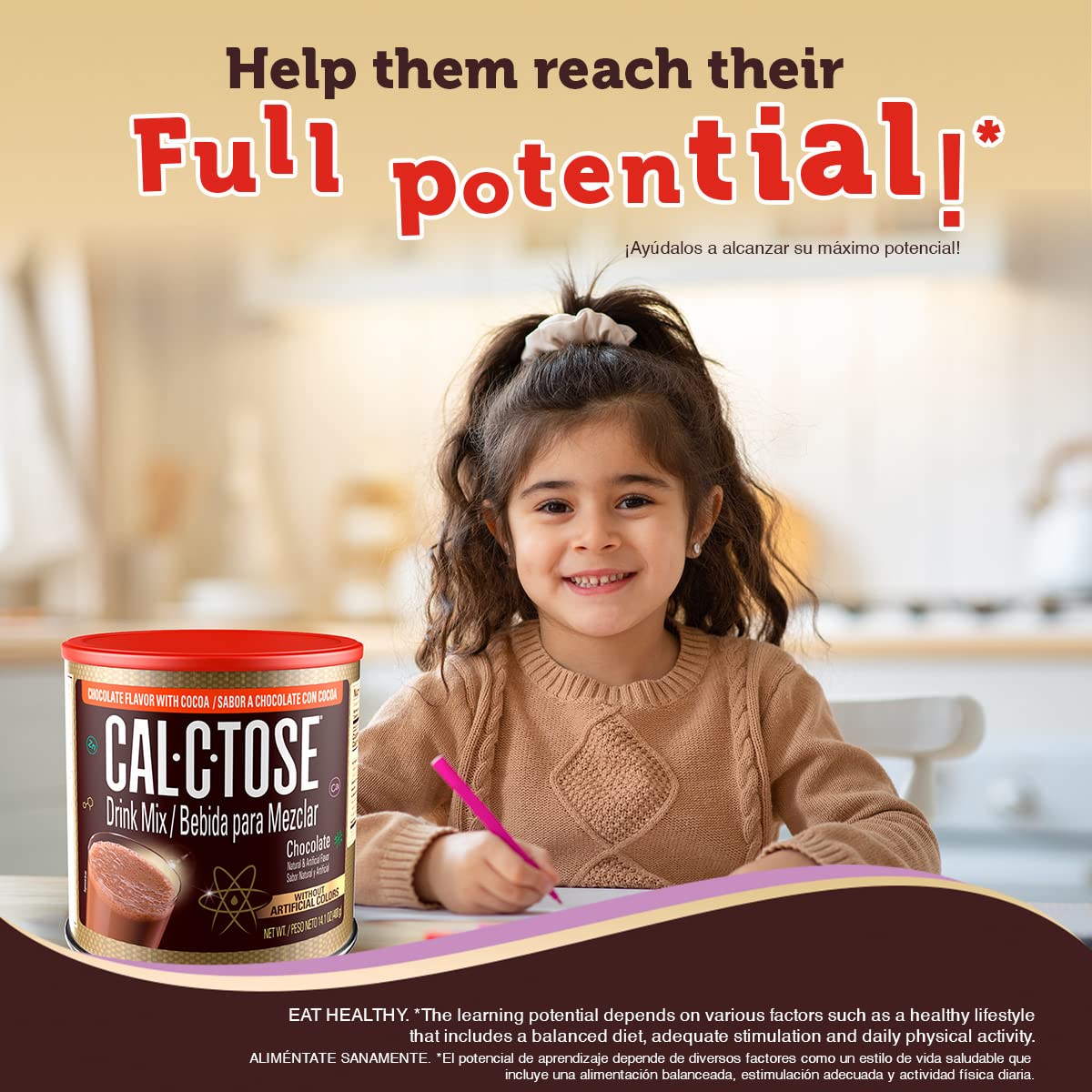 Cal-C-Tose Powdered Chocolate Drink Mix 14.1 oz (12-Pack)