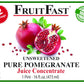 Pomegranate Juice Concentrate by FruitFast - Unsweetened, 65 Brix Pure Concentrate - 100% Pomegranate Extract - No Additives or