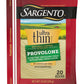 Sargento Ultra Thin Natural Provolone with Natural Smoke Flavor Sliced Cheese, 20 Slices
