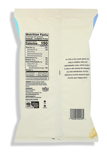 365 by Whole Foods Market, Chip Potato Classic Sea Salt Organic, 5 Ounce
