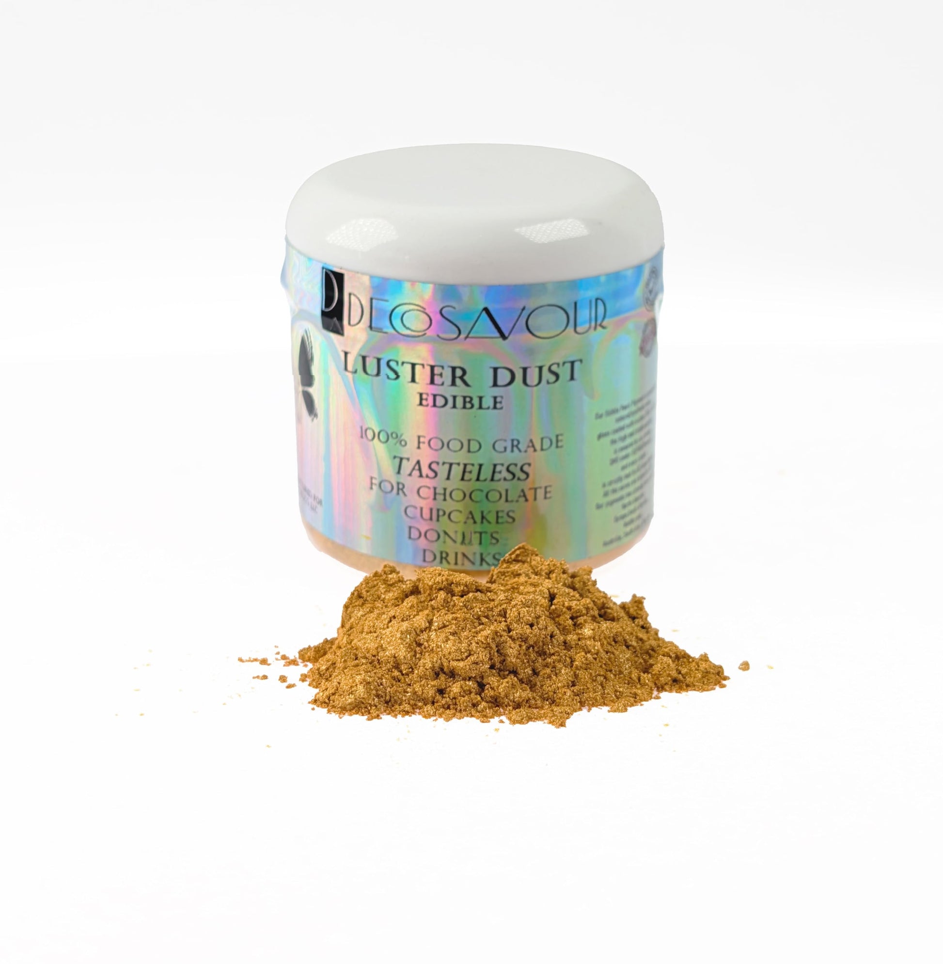 Decosavour 24K Gold Luster Dust Edible for Cake Decorating, 15g Pack, Vegan, Gluten Free