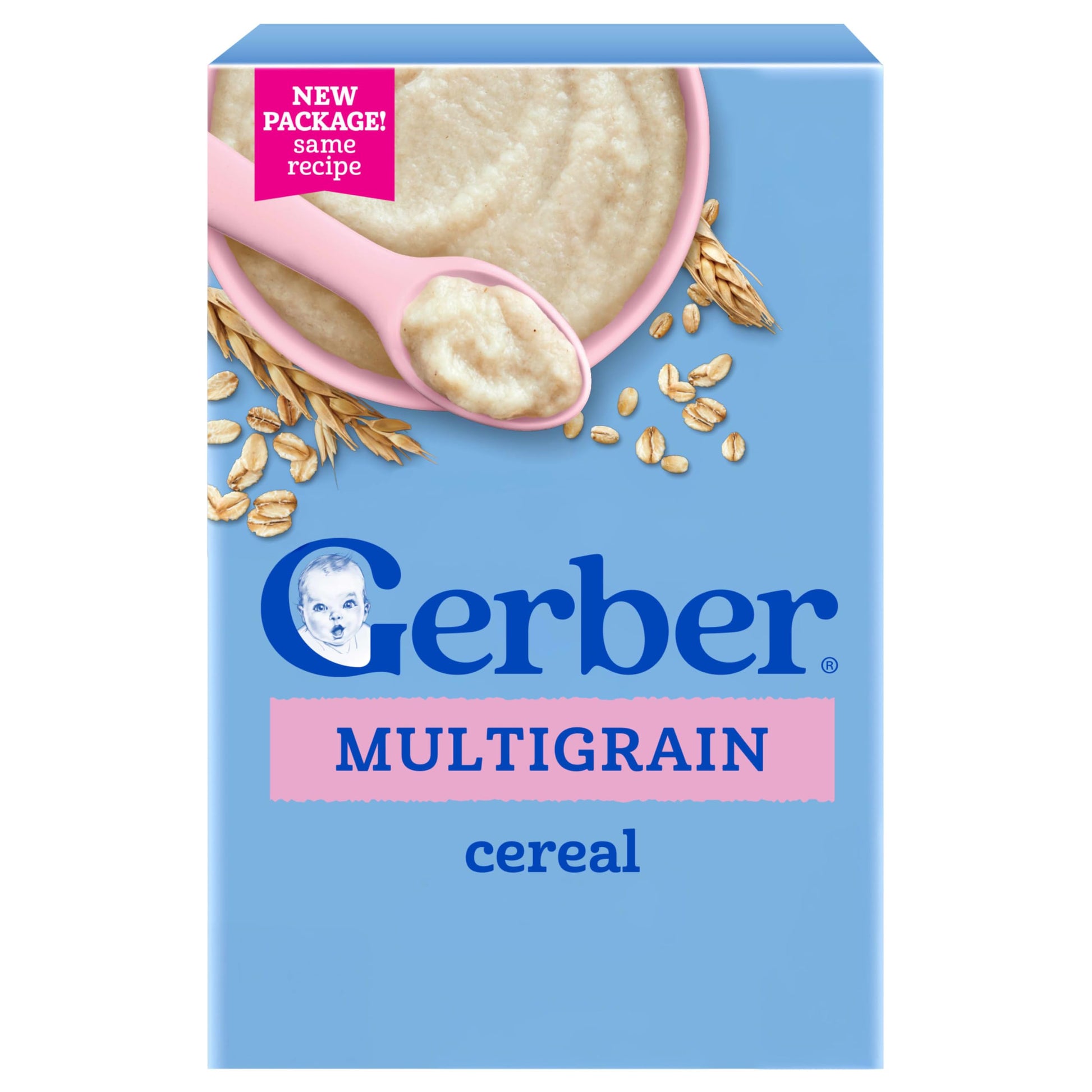 GERBER 2nd Foods Multigrain Baby Cereal 4x16oz