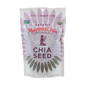 MAMMAcHIA SEED cHIA BLAcK ORgANIc 12 OZ2