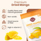 Wellsley Farms Dried Mango Slices - Non-Acidic Soft Chewy Dry Mango - Fat Free & High in Vitamin C - Good Source of Fiber - Drie