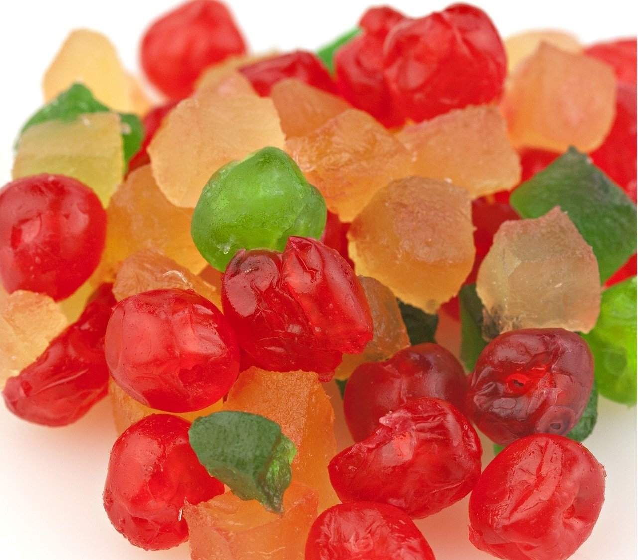 Candied Fruit - 1 Lb Tub (Cherry Pineapple)
