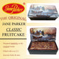 Jane Parker Fruitcake Classic Light Fruit Cake 1 pound (16 Ounce) Loaf in a Collectible Holiday Tin-Holiday Cake-Christmas Cake-