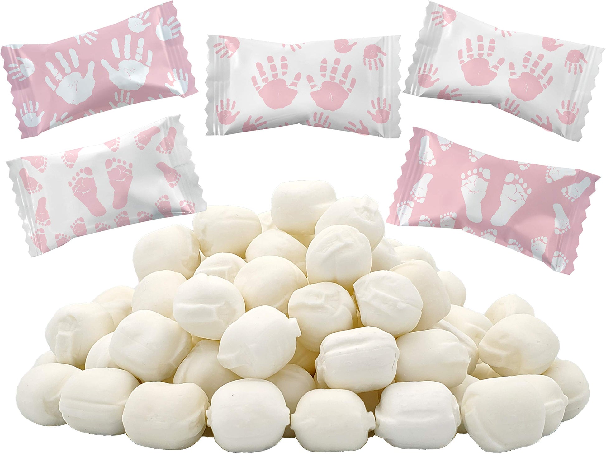 The Dreidel Company Girl Fingers & Toes Buttermints, Mint Candies, After Dinner Mints, Fat-Free, Individually Wrapped (55 Pieces)